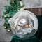 16" Extra Large Silver Glass Mirror Disco Ball Ornaments Party Decorations